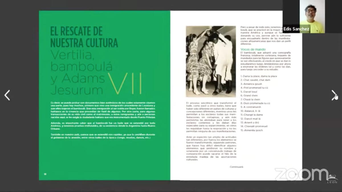 Presentan Cuaderno Fradique Lizardo del Folklore VI